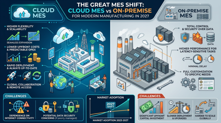 cloud MES vs on-premise