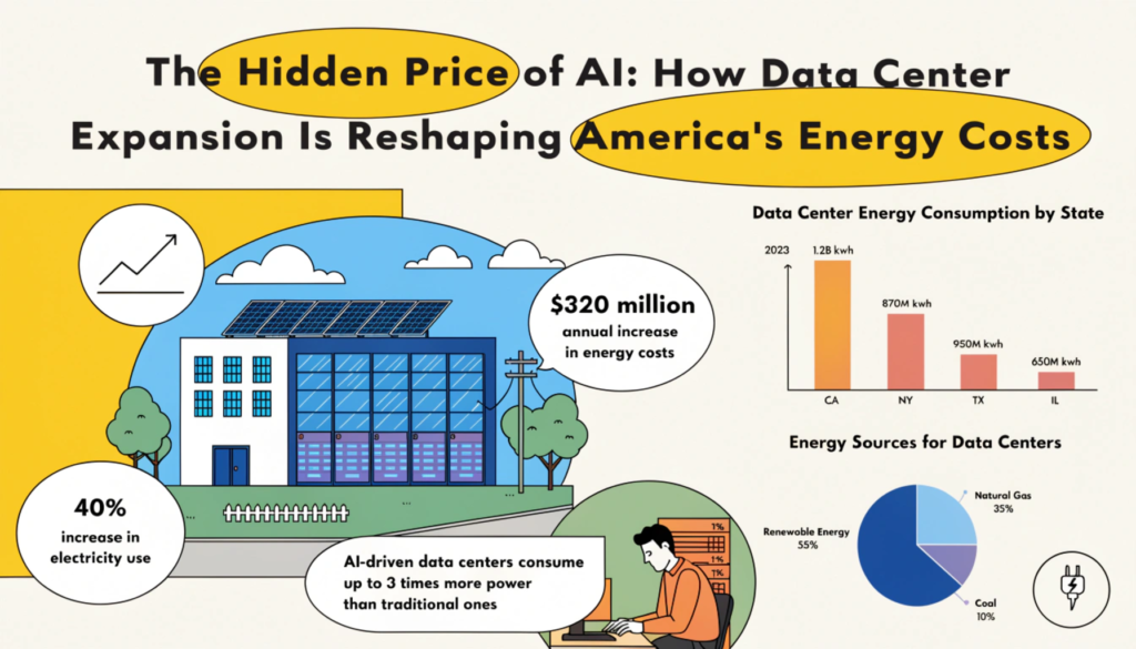 AI data center energy costs