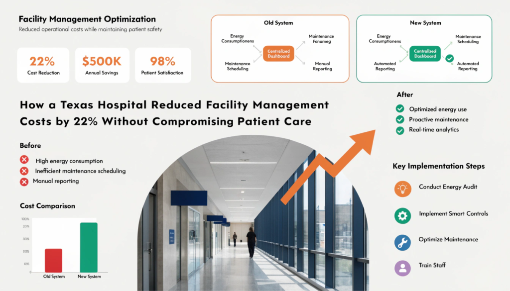 hospital facility cost reduction Texas