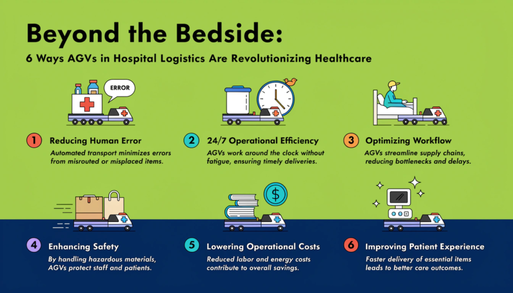 AGVs hospital logistics